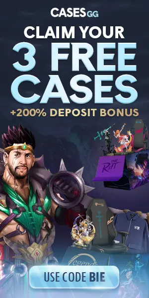 Cases.gg - 200% Deposit Bonus + 3 Free Cases