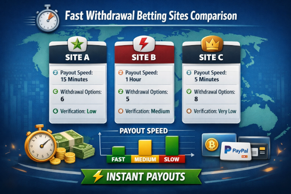 fast withdrawal betting sites comparison